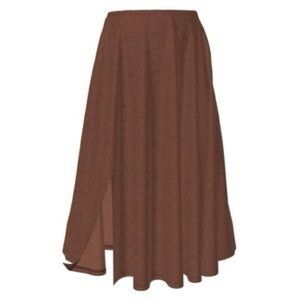LuLaRoe Jennifer - Mid slit Brown Skirt
